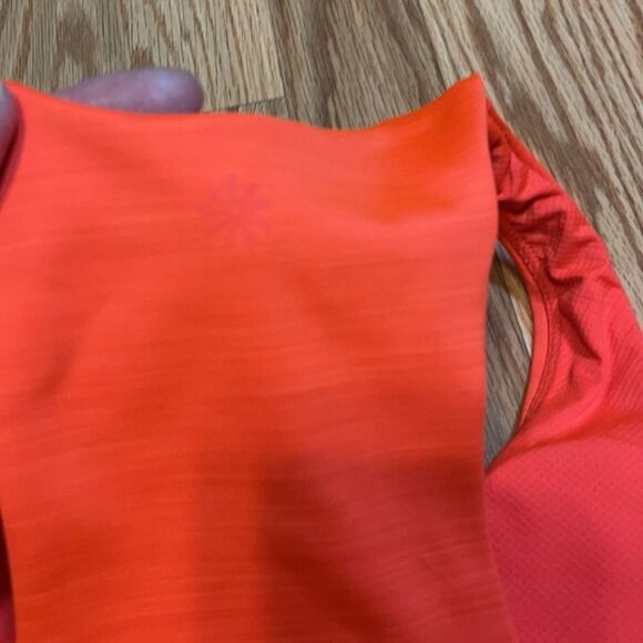 Athleta Gym Bra Crop Tank Orange, Sport - Picture 5 of 8